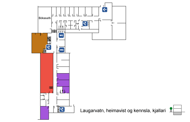 Háskóli Íslands - kennsluhúsnæði á Laugarvatni, kjallari