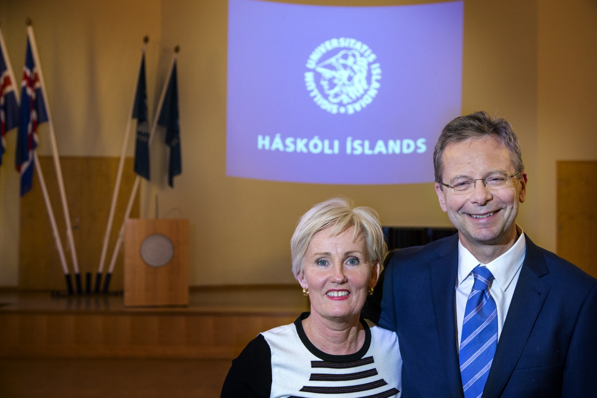 Jón Atli Benediktsson og Stefanía Óskarsdóttir