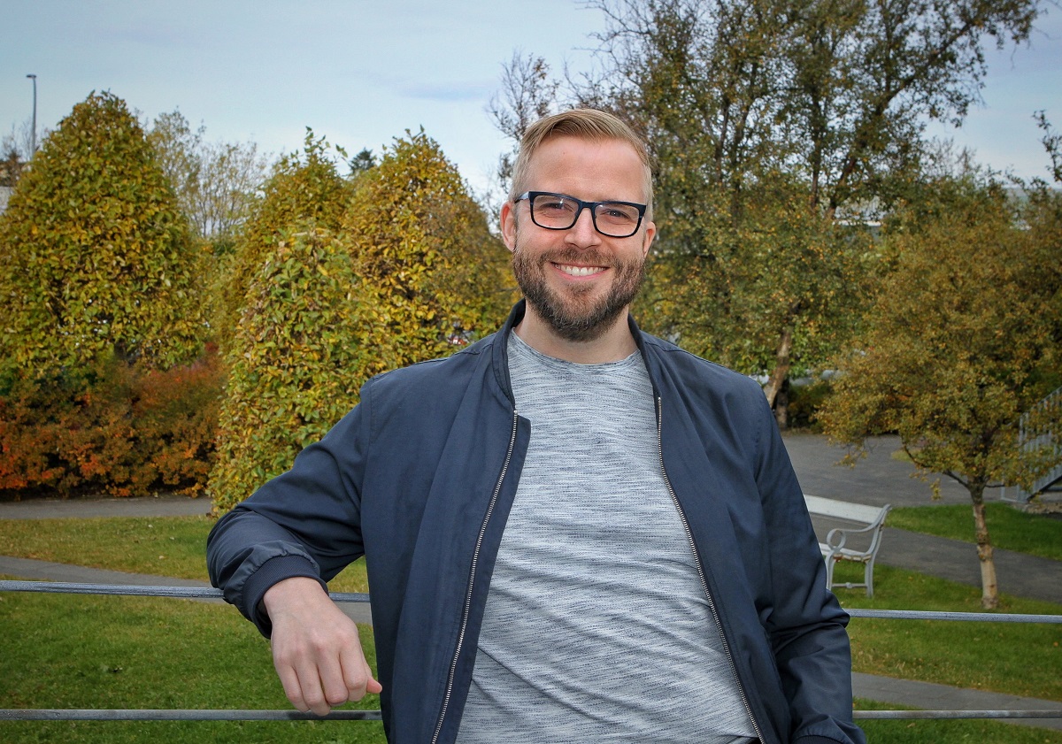 Einar Sv. Tryggvason, kvikmyndatónskáld og kennari. MYND/Olga Björt Einar Sv. Tryggvason, kvikmyndatónskáld og kennari