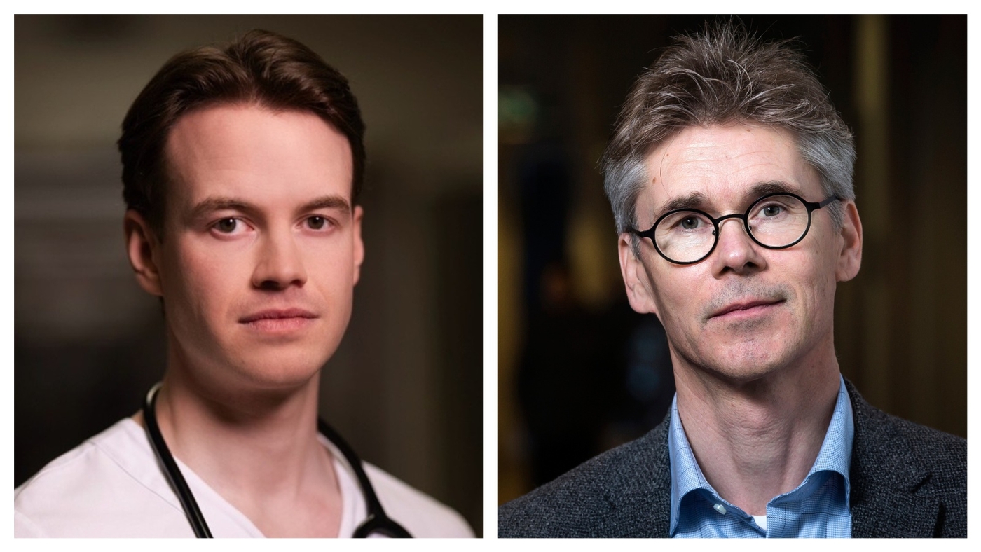 Hörður Tryggvi Bragason sem er aðalhöfundur greinarinnar en hann vann verkefnið að hluta sem læknanemi við HÍ undir handleiðslu Magnúsar Gottfreðssonar, prófessors í læknisfræði við HÍ og yfirlæknis í smitsjúkdómum á Landspítala. Hörður Tryggvi er nú útskrifaður og starfar sem sérnámslæknir í lyflækningum á Landspítala en hann hefur áður vakið athygli fyrir afb Hörður Tryggvi Bjarnason Magnús Gottfreðsson