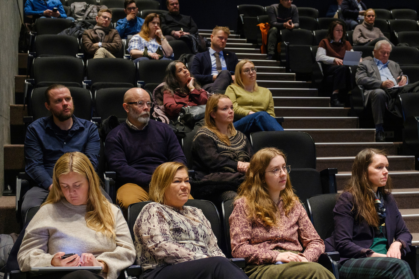 Gestir á málstofunni. Gestir á málstofunni.