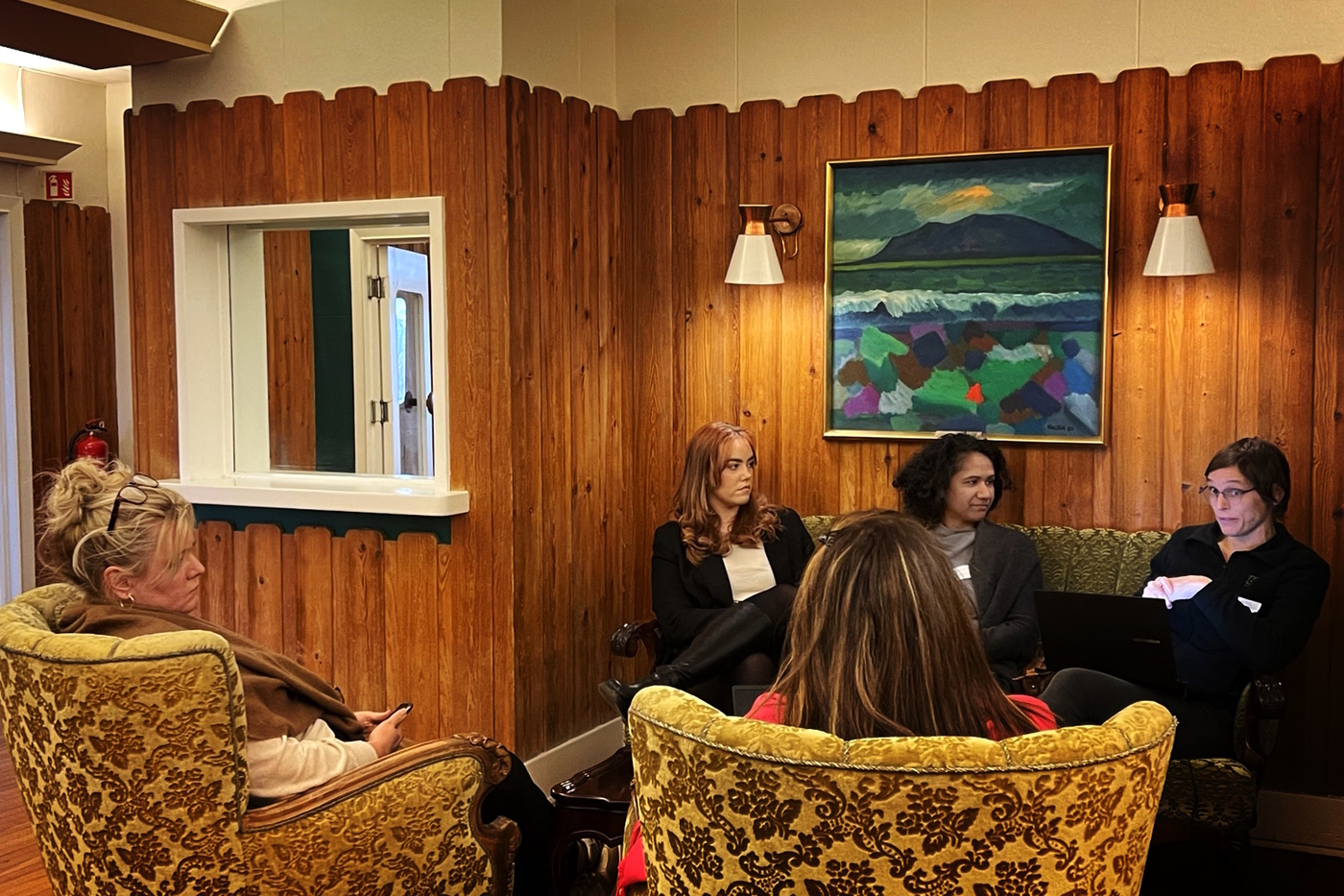 Þátttakendur í staðlotunni á Bifröst Þátttakendur í staðlotunni á Bifröst