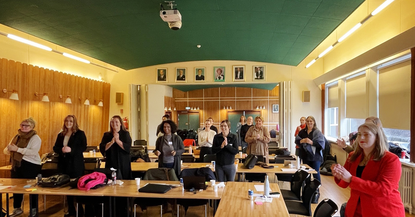 Þátttakendur í staðlotunni á Bifröst Þátttakendur í staðlotunni á Bifröst