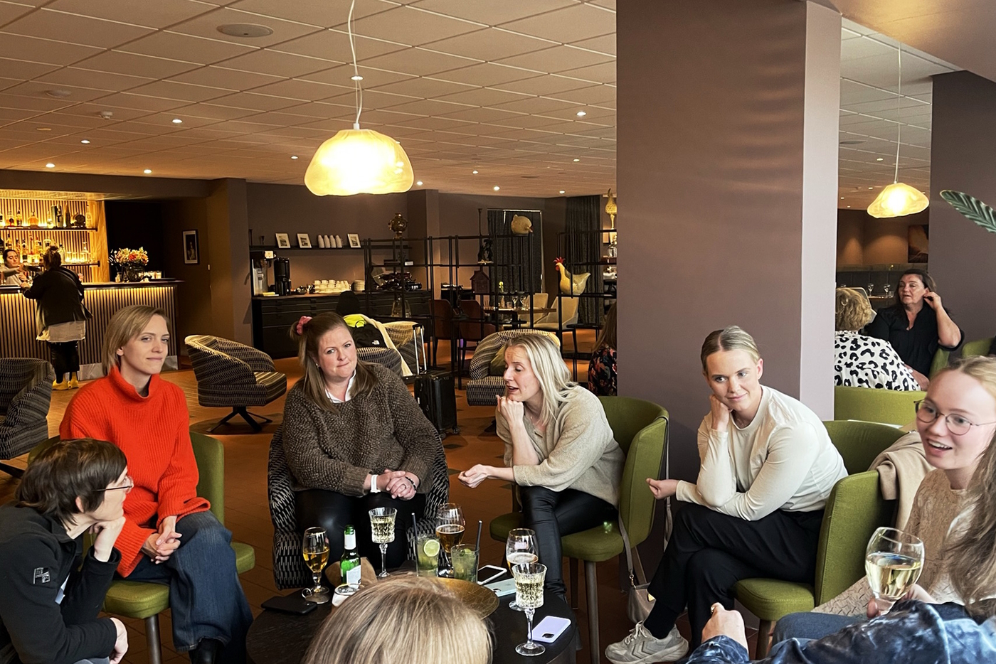 Þátttakendur í staðlotunni á Bifröst Þátttakendur í staðlotunni á Bifröst