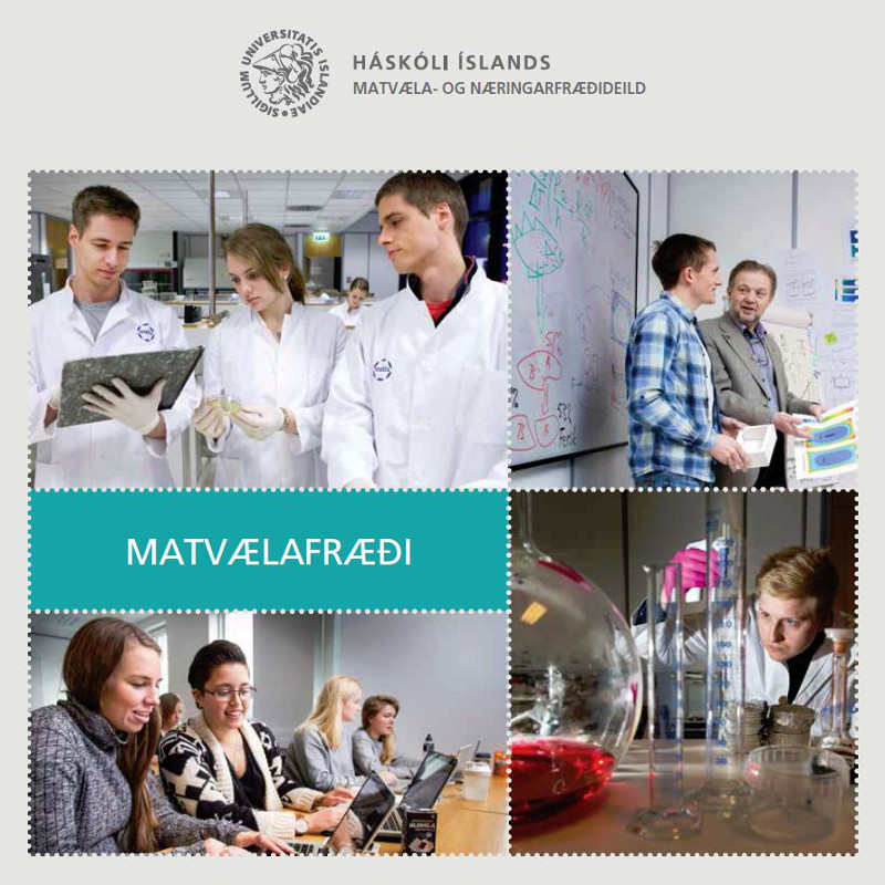 Kynningarbæklingur um nám í matvælafræði