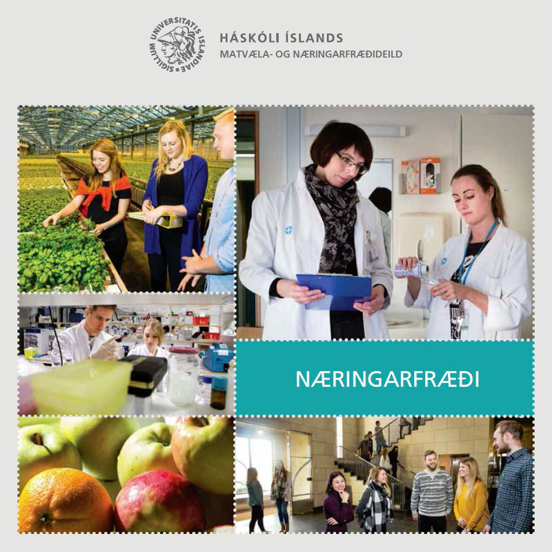 Kynningarbæklingur um nám í næringarfræði