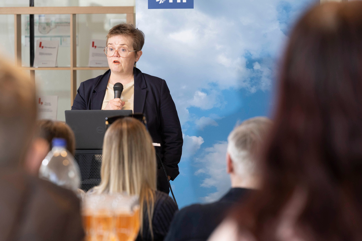 Silja Bára Ómarsdóttir, rektor HÍ flutti ávarp. MYNDIR/ Tryggvi Már Gunnarsson