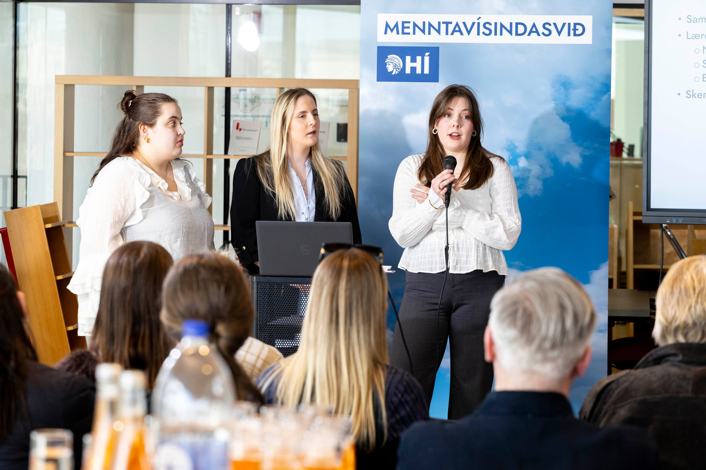 Andrea Þórey Sigurðardóttir, Hekla Björk og Hrafnhildur Ása Sigurðardóttir. MYNDIR/ Tryggvi Már Gunnarsson