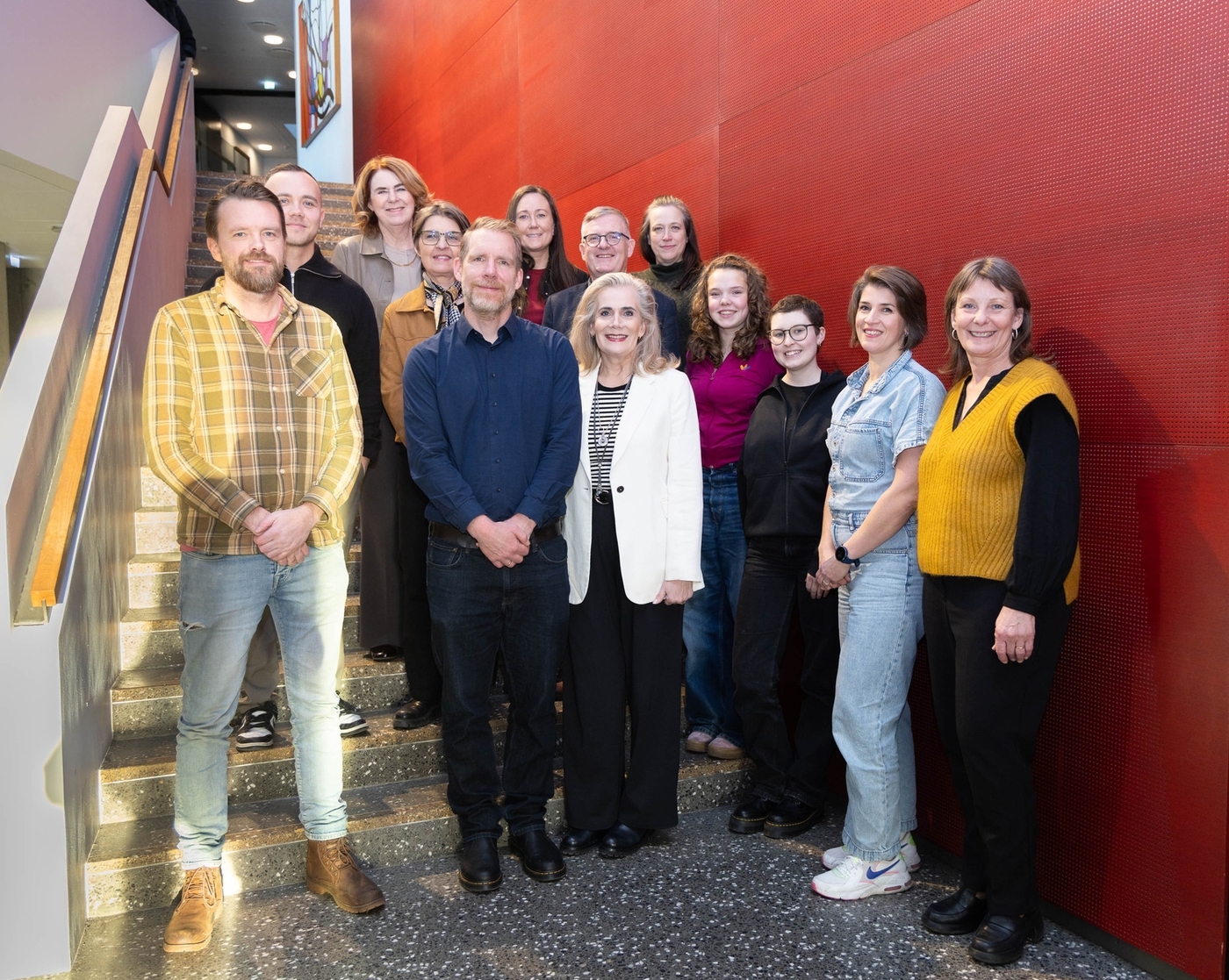 Hópinn sem hélt erindi á málþingi Íslensku æskulýðsrannsóknarinnar. MYND/Tryggvi Már Gunnarsson