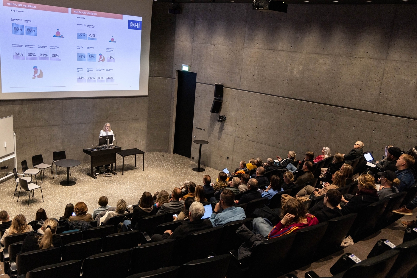 Málþing var vel sótt á stað og í streymi. MYND/Tryggvi Már Gunnarsson