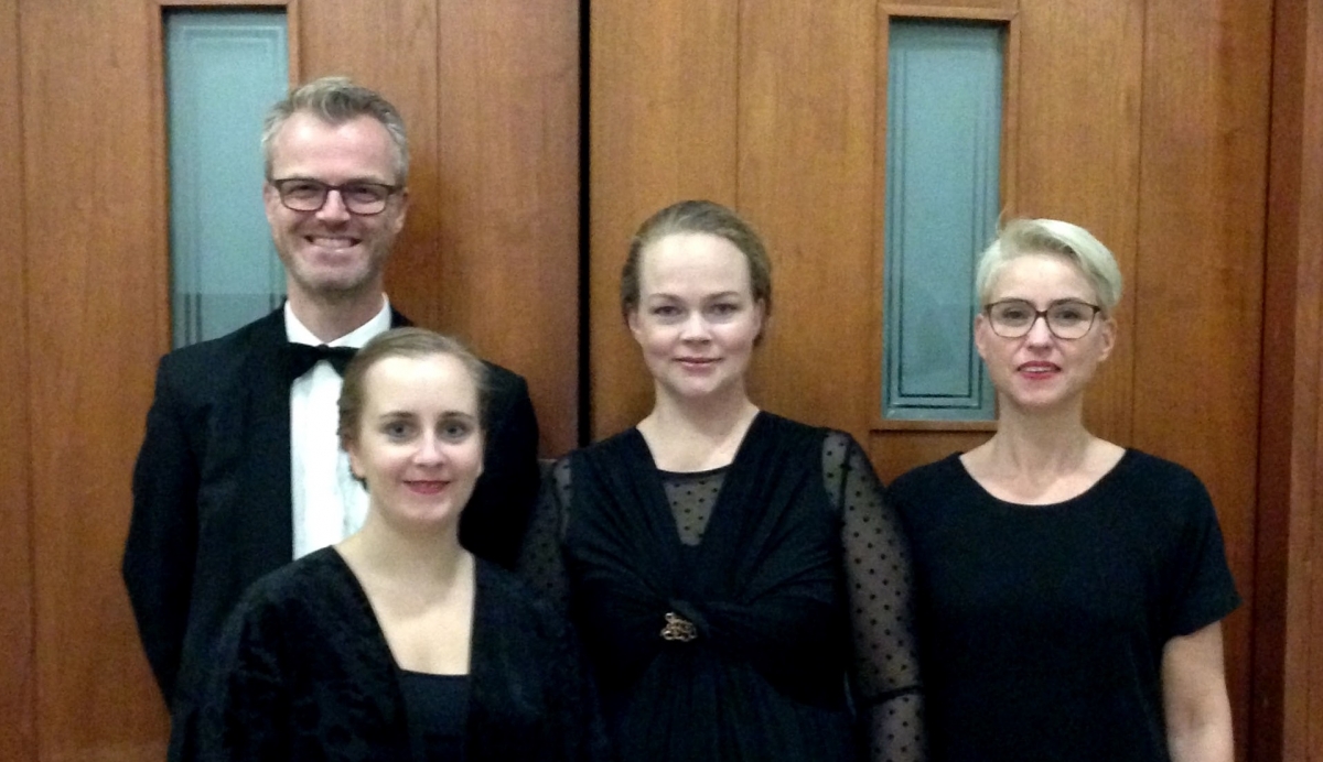 Strokkvartettinn Sigga skipa fiðluleikararnir Una Sveinbjarnardóttir og Helga Þóra Björgvinsdóttir, víóluleikarinn Þórunn Ósk Marínósdóttir og sellóleikarinn Sigurður Bjarki Gunnarsson. Una Sveinbjarnardóttir og Helga Þóra Björgvinsdóttir, víóluleikarinn Þórunn Ósk Marínósdóttir og sellóleikarinn Sigurður Bjarki Gunnarsson.