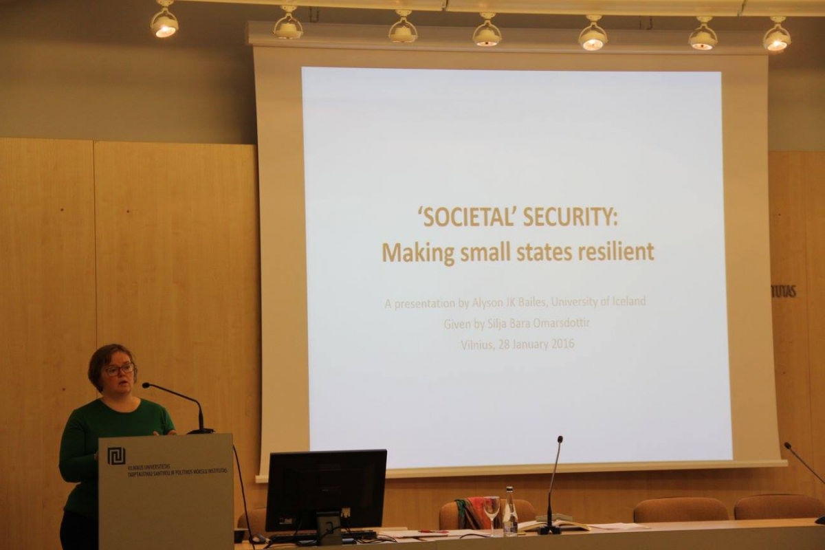 SIlja Bára heldur fyrirlestur um samfélagslegt öryggi SIlja Bára heldur fyrirlestur um samfélagslegt öryggi