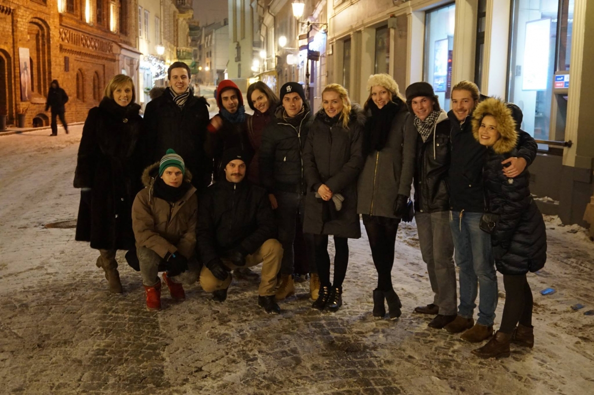 Nemendur í vetrarskólanum um smáríki 2016