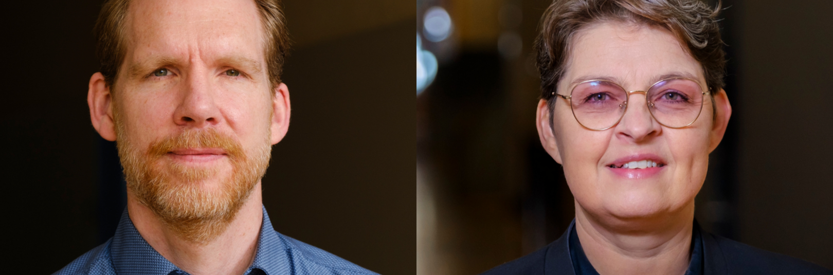 David Reimer, prófessor við Menntavísindasvið og við Félagsvísindasvið, og Kolbrún Þ. Pálsdóttir, prófessor og forseti Menntavísindasviðs, 