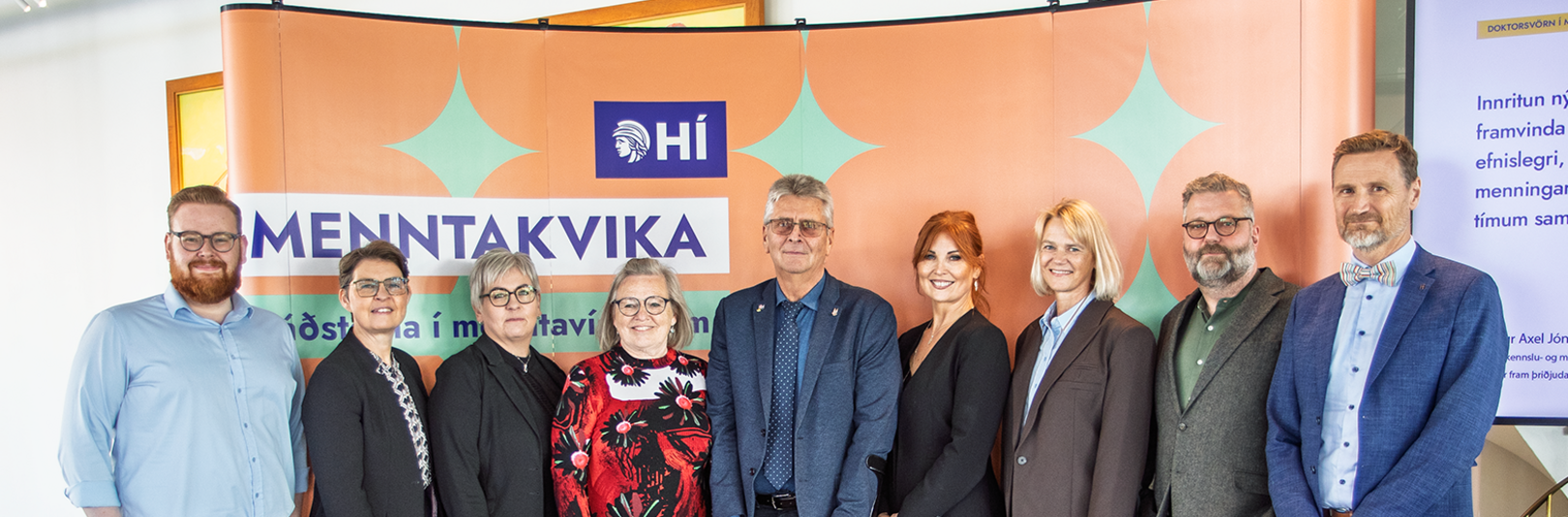 Um 250 manns tóku þátt í opnunarmálstofu Menntakviku  - á vefsíðu Háskóla Íslands