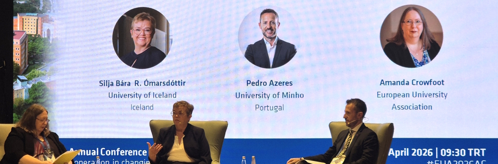 Rektor ræddi um tækifærin innan Aurora á ráðstefnu EUA - á vefsíðu Háskóla Íslands