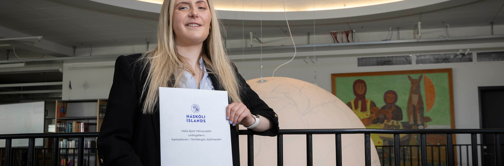 Hekla Björk fyrst til að brautskrást úr framhaldsnámi í leiðtogafærni, starfstengdu diplómanámi