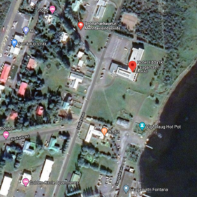 Götukort af Laugarvatni