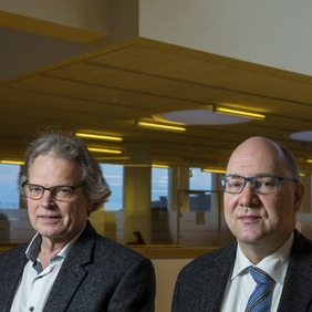 Þórólfur Matthíasson og Sveinn Agnarsson