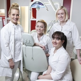 Dana Rún Heimisdóttir, Hafdís Björk Jónsdóttir, Regína Sóley Valsdóttir og Sandra Gunnarsdóttir