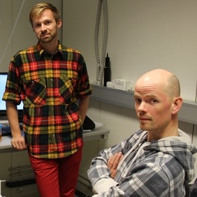 Einar Búi Magnússon og Skarphéðinn Halldórsson