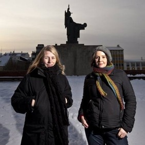 Guðbjört Guðjónsdóttir og Júlíana Þóra Magnúsdóttir