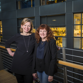 Sigríður Klara Böðvarsdóttir og Margrét Þorsteinsdóttir