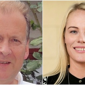 Helgi Jónsson, prófessor við Læknadeild, og Bergþóra S. Snorradóttir, lektor við Lyfjafræðideild,