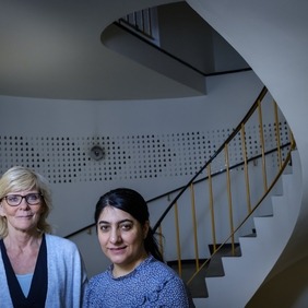 Hanna Ragnarsdóttir og Susan Rafik Hama