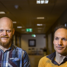 Rúnar Unnþórsson og Christiaan Richter