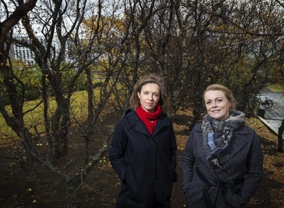 Ragnheiður Kristjánsdóttir og Erla Hulda Halldórsdóttir