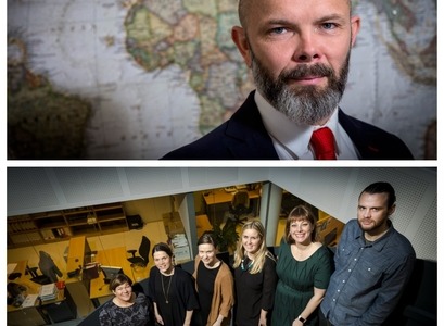 Baldur Þórhallsson og starfsfólk Alþjóðamálastofnunar