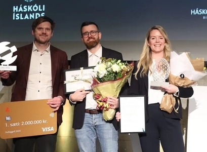 Páll, Jens og Berglind 