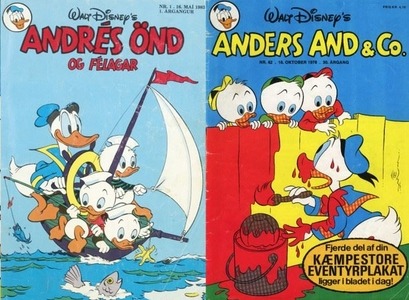 Kápur af Andrésar andar blöðum