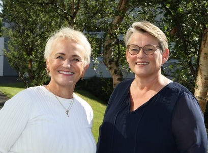 Ásdís Káradóttir og Sæunn Þórisdóttir