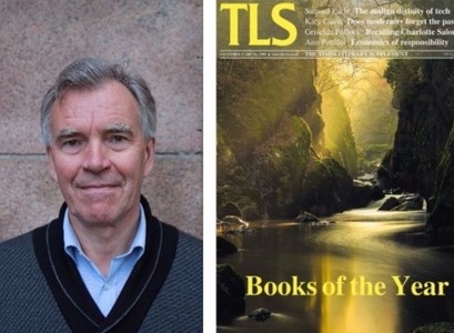 Gísli Pálsson og kápa Times Literary Supplement