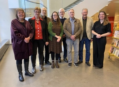 Hluti þess hóps höfunda sem tilnefndur er til viðurkenningar Hagþenkis fyrir útgáfuárið 2022