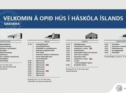 Dagskrá Háskóladagsins