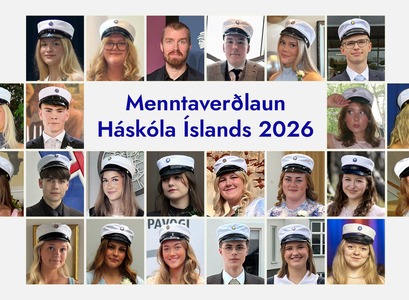 Handhafar Menntaverðlauna Háskóla Íslands 2026.