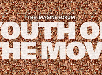 Texti á mynd: The Imagine forum - Youth on the Move