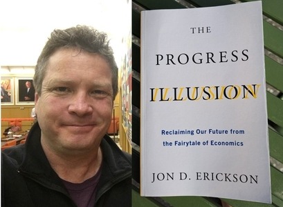 Jon D. Erickson og kápa bókarinnar