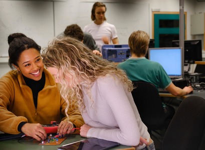 Nemendur í kennslustund