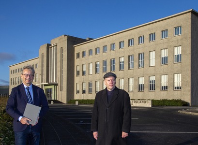 Jón Atli Benediktsson og Pétur H. Ármannsson
