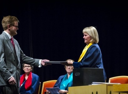 Frá brautskráningu Háskóla Íslands