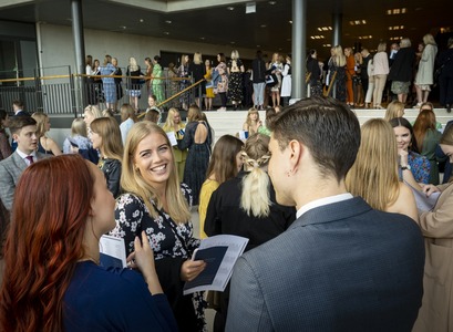 Frá brautskráningu Háskóla Íslands