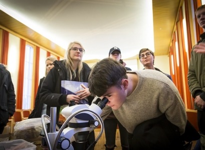 Nemendur í Hátíðasal