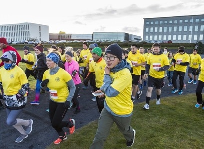 Frá Háskólahlaupinu 2019