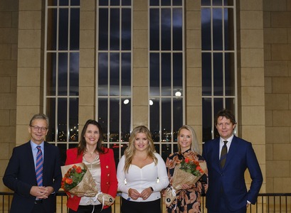 Jón Atli Benediktsson, Rannveig Rist, Áslaug Arna Sigurbjörnsdóttir, Guðrún Aðalsteinsdóttir og Halldór Benjamín Þorbergsson.