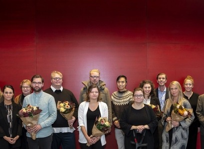 Fulltrúar vinningsteymanna átta