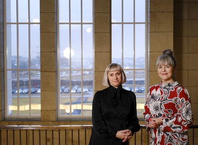 Steinunn Gestsdóttir, aðstoðarrektor kennslu og þróunar, og Hólmfríður Árnadóttir, verkefnisstýra fjarnáms. 